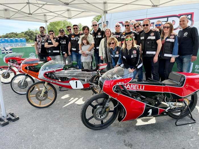 motos de Angel Nieto en la concentración motera Lobos de hierro en Boadilla del Monte 2024