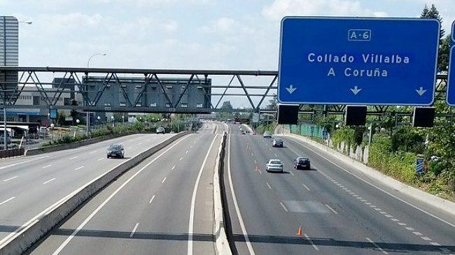 Autovía A-6 Collado Villalba 2024