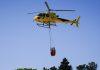 Helicóptero del 112 en labores contra incendios forestales en 2021