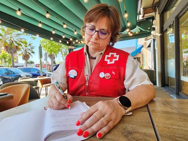 "Cruz Roja está ayudando en nuestro entorno, en nuestro barrio, en nuestro pueblo" (AUDIO) Imagen de Monica Carvajal presidenta de la asamblea comarcial Sierra Oeste de Cruz Roja (Foto ARC Boadilladigital) 2025