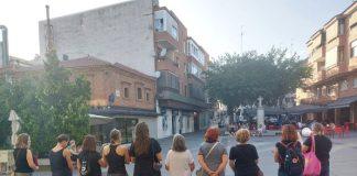 Acto de recuerdo víctimas de violencia de género en Boadilla del Monte 2025 colectivo feminista La Jarana