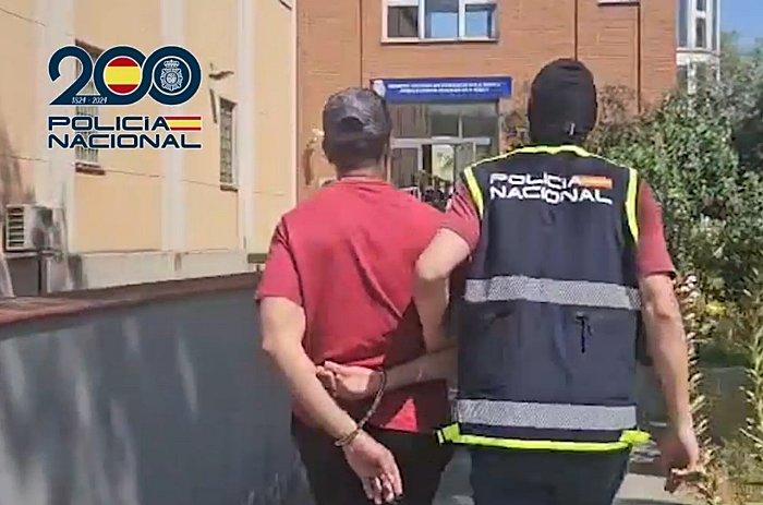 Policía Nacional Detenciones Policia Nacional por robo de viviendas en la Comunidad de Madrid julio 2025