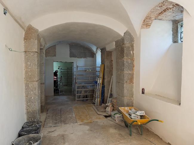"Avanzan" las obras de consolidación del ala este del Palacio del Infante D. Luis de Boadilla del Monte OBRAS DE CONSOLIDACIÓN DEL ALA ESTE DEL PALACIO