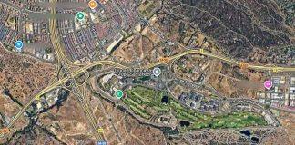 Parte de Boadilla del Monte autovía M-50 y la Ciudad Financiera Google Maps junio 2025