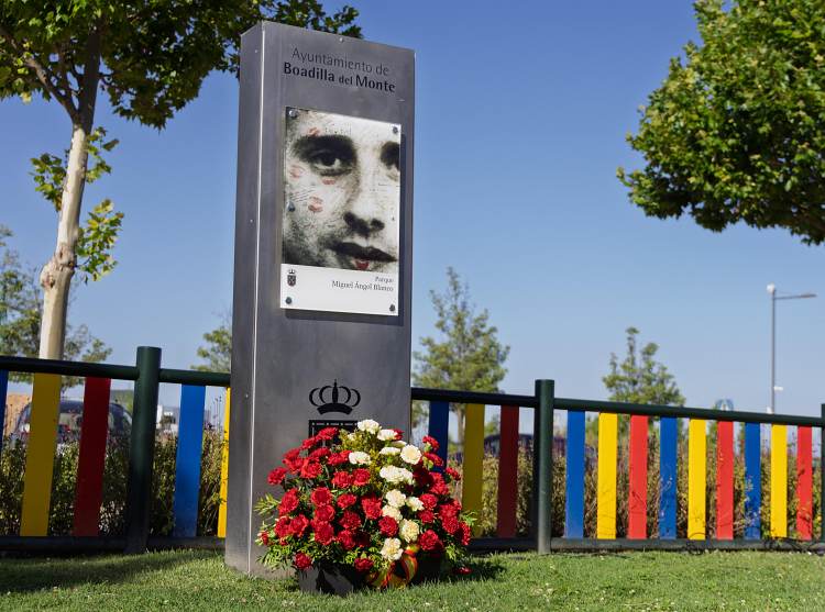 homenaje a Miguel Ángel Blanco en Boadilla del Monte 2025