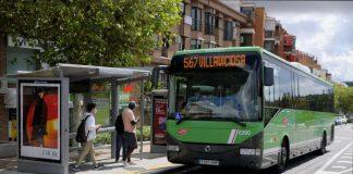 Autobus interurbano en Boadilla del Monte