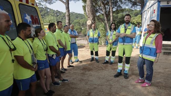 SUMMA 112 El dispositivo del SUMMA 112 de la Comunidad de Madrid en el Pantano de San Juan ha realizado mas de 200 intervenciones en lo que va de verano