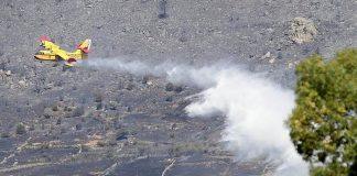 Incendio forestal en la Comunidad de Madrid año 2020
