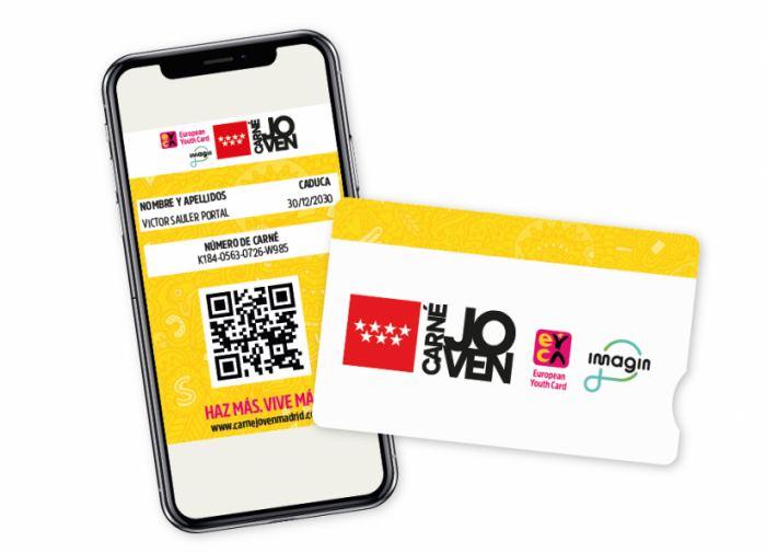Carné joven Comunidad de Madrid digital y físico