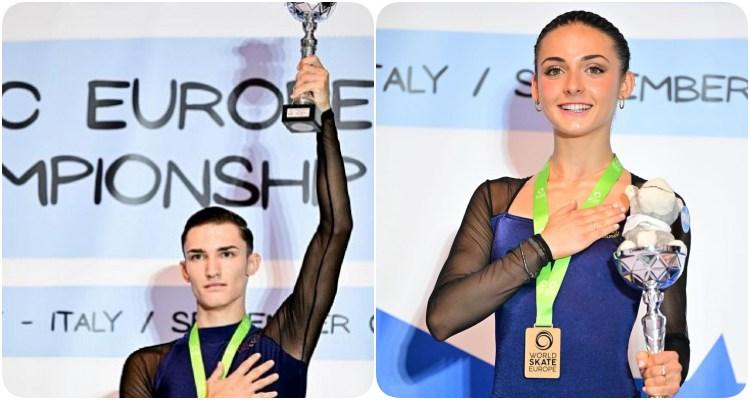 Guillermo Gómez y Macarena Pitto del Club Patinaje Boadilla campeones de Europa 2025