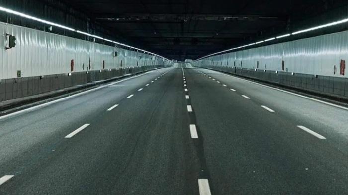 Túnel de la M-30 en Madrid