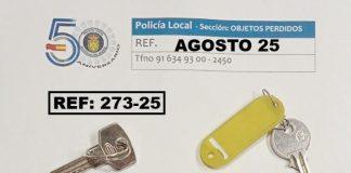 objetos perdidos en Boadilla del Monte agosto 2025