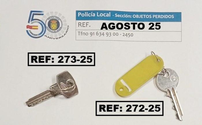 objetos perdidos en Boadilla del Monte agosto 2025