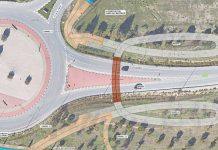 Plano de la pasarela que conectará El Pastel con Valenoso en Boadilla del Monte