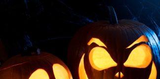 calabazas-de-halloween-talladas-con-telarana