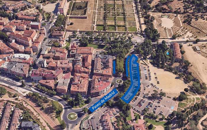 El paseo de Madrid será nueva zona de aparcamiento de pago en Boadilla del Monte