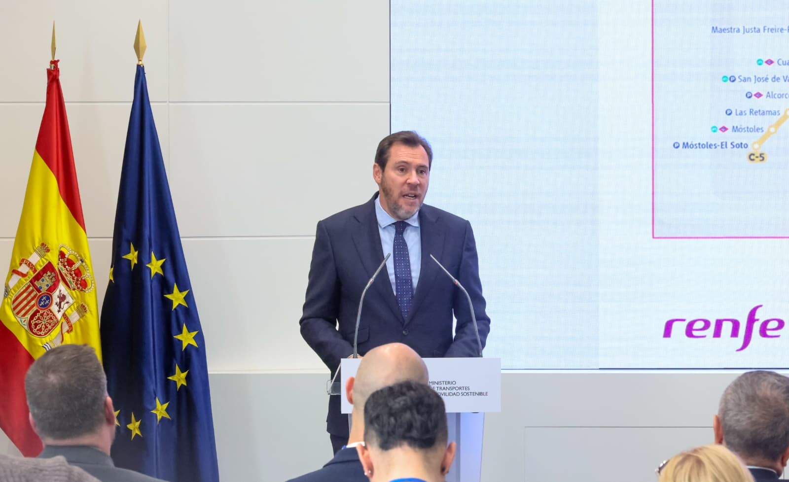Oscar Puente presentación plan linea C5 Cercanías Madrid marzo 2026