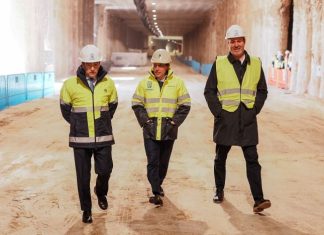 Boadilla del Monte Madrid completa la excavacion del tunel sur de la A 5 y el ajardinamiento del Paseo Verde arrancara en septiembre