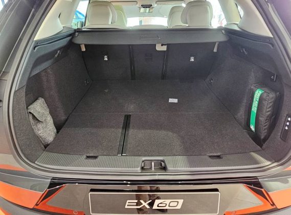 Volvo EX60 maletero del Volvo EX60 foto boadilladigital