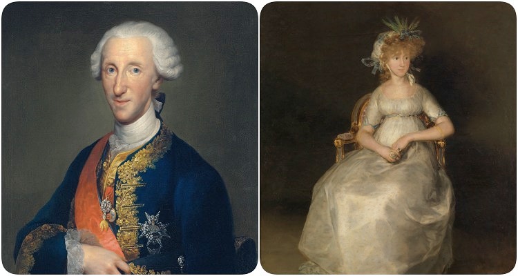 Boadilla del Monte Infante Luis de Borbon y su hija Maria Teresa de Borbon y Vallabriga