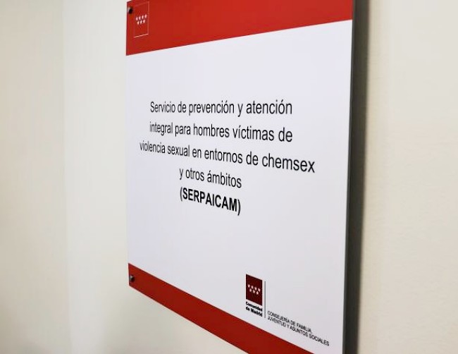centro especializado en víctimas de agresión sexual masculina Comunidad de Madrid