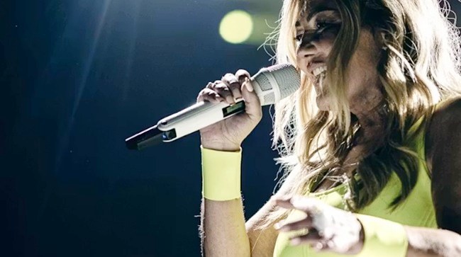 Amaia Montero en una imagen de la nueva gira del grupo donostiarra Foto La oreja de Van Gogh Facebook