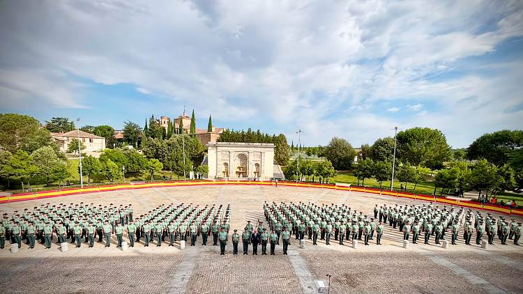 La Comandancia de la Guardia Civil en la Comunidad de Madrid superará por primera vez los 4.000 efectivos Boadilla del Monte presentacion guardias civiles en prácticas 2026