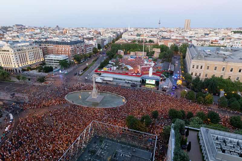 España Madrid plaza de Colon celebracion Copa del Mundo 2026 seleccion espanola