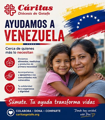 Portada Boadilla del Monte campana caritas ayuda a venezuela