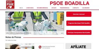 Página web PSOE Boadilla del Monte 15 septiembre 2026