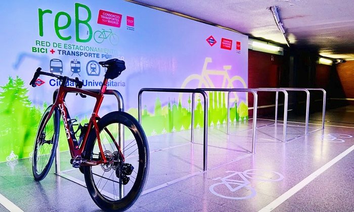 aparcabicis Metro de Madrid